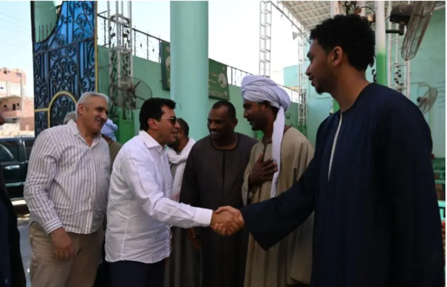 وزير الرياضة يوجه بتطوير مركز شباب بنبان بحري