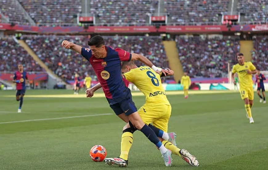 فياريال يُسقط برشلونة بثلاثية في الدوري الإسباني