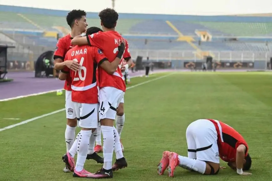 منتخب مصر للشباب يتقدم على نيجيريا بهدف في الشوط الأول