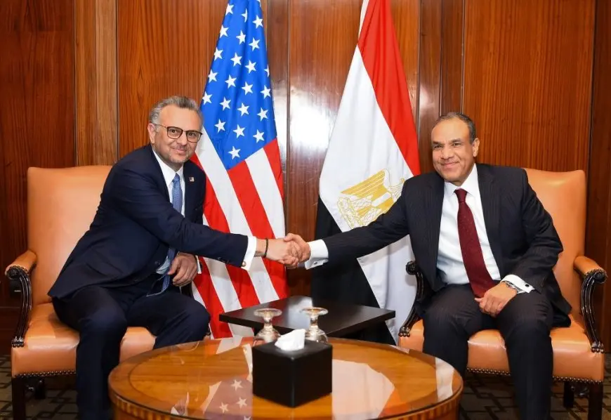 وزير الخارجية يستقبل مسعد بولس كبير مستشاري الرئيس الأمريكي