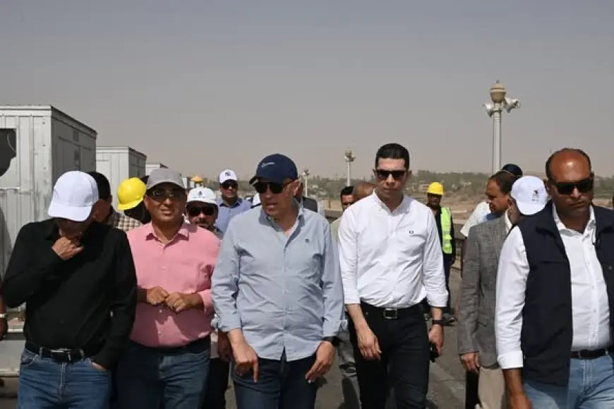 وزير الري يتفقد أعمال الصيانة الدورية لرفع كفاءة خزان أسوان