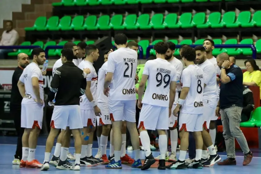 الزمالك يكتسح وداد سمارة ويتأهل في صدارة مجموعته بكأس الكؤوس الأفريقية لليد