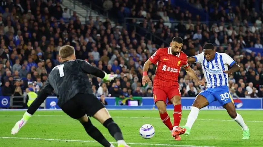 ليفربول يخسر أمام برايتون بالدوري الإنجليزي.. وصلاح يفشل في التسجيل