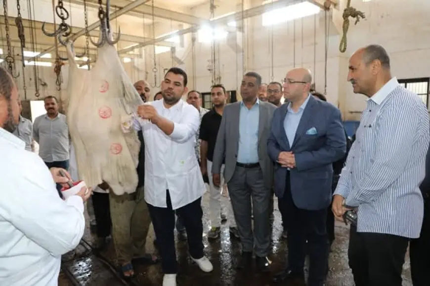 محافظ بني سويف يتفقد مجزر ناصر استعدا لاستقبال عيد الأضحى المبارك