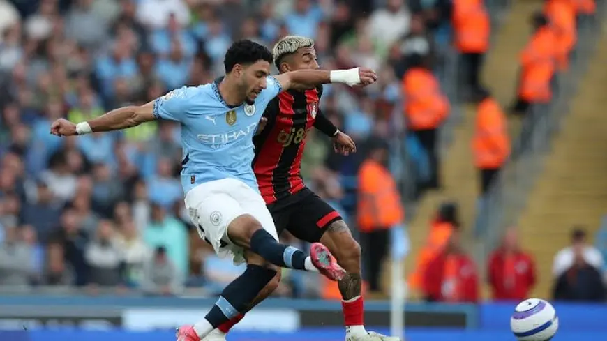 عمر مرموش يتقدم لمانشستر سيتي أمام بورنموث بالدوري الإنجليزي