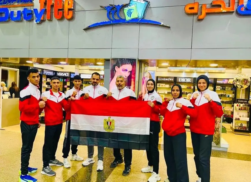 منتخب مصر يغادر إلى تركيا للمشاركة في بطولة العالم للمواي تاي للكبار