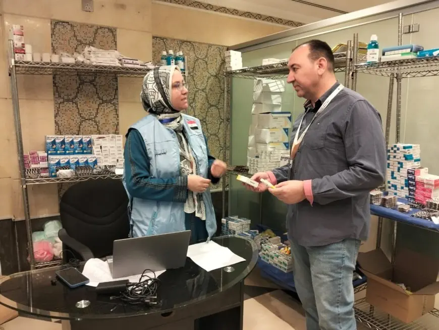 الصحة: عيادات البعثة الطبية تستقبل 2785 زيارة من الحجاج المصريين