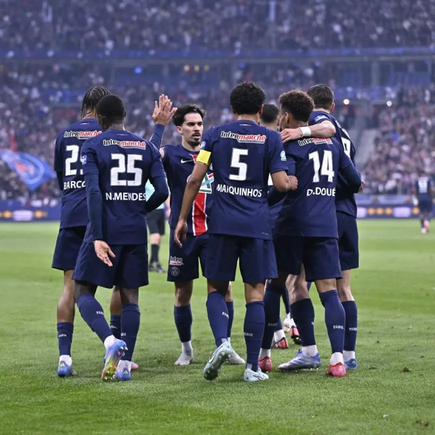 باريس سان جيرمان يتوّج بكأس فرنسا بعد الفوز على ريمس بثلاثية