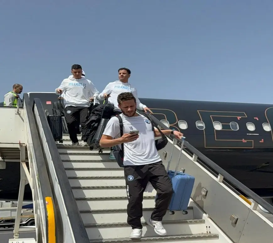 بعثة بيراميدز تعود من جنوب إفريقيا بعد مواجهة صن داونز بنهائي دوري الأبطال