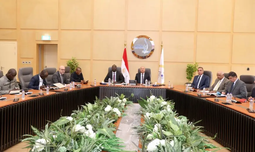 كامل الوزير يبحث آخر المستجدات الخاصة بمشروع الطريق البري مصر / تشاد